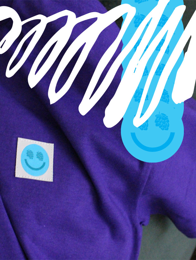 OHCBYH - Camiseta Roxa Gildan Bordada