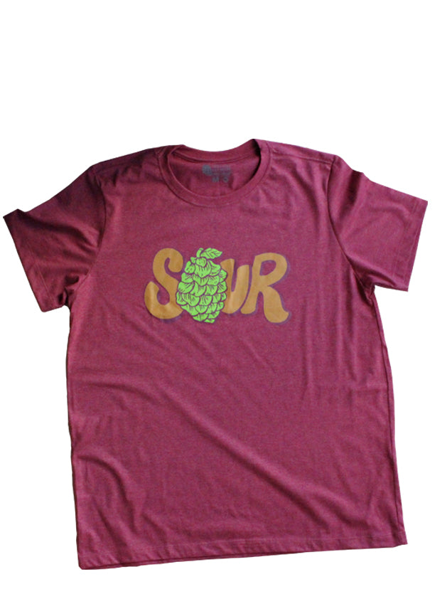 OHCBYH - Camiseta Vermelho Mescla Sour
