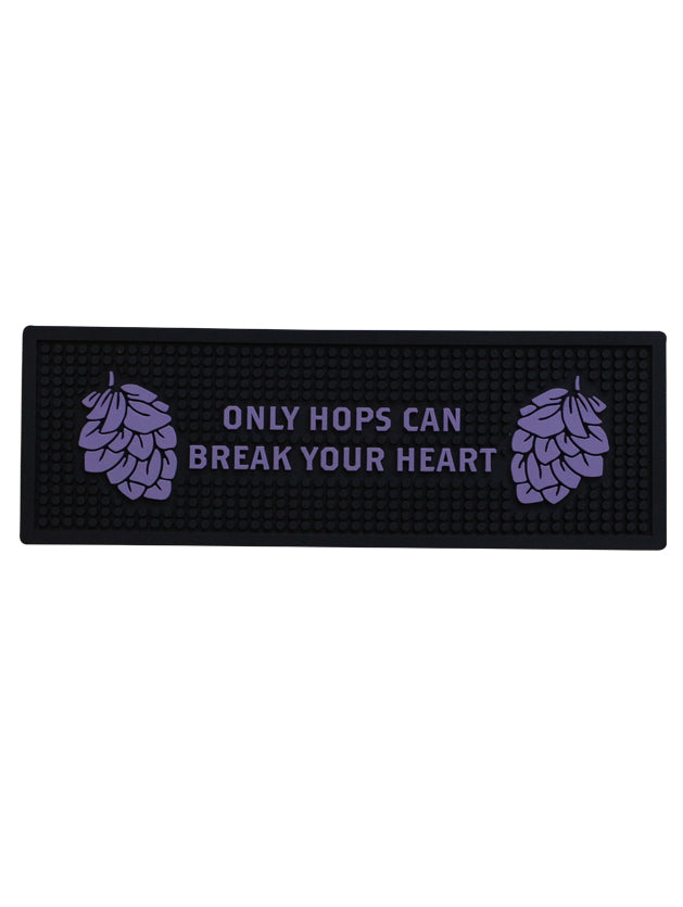 OHCBYH - Bar Mat #1 - Black & Purple