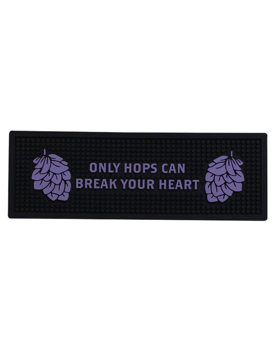 OHCBYH - Bar Mat #1 - Black & Purple