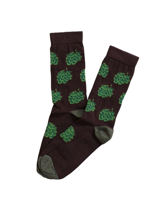 OHCBYH - Meia_Sox #16 - Hops Marrom